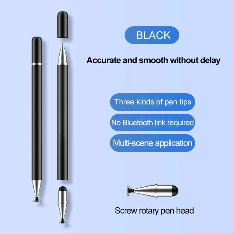 3-in-1 Capacitive Stylus Touch Screen Pen Tablet Cell Phone Universal