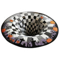 Halloween Optical Illusion Rug | Non-Slip Vortex Floor Mat