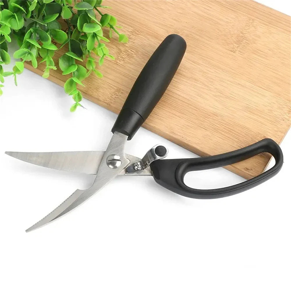 Stainless Steel Kitchen Scissors – Chicken Bone & Food Cutter