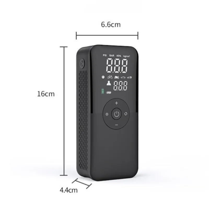 Cordless Digital Tyre Inflator – Car, Bike & Ball Air Pump