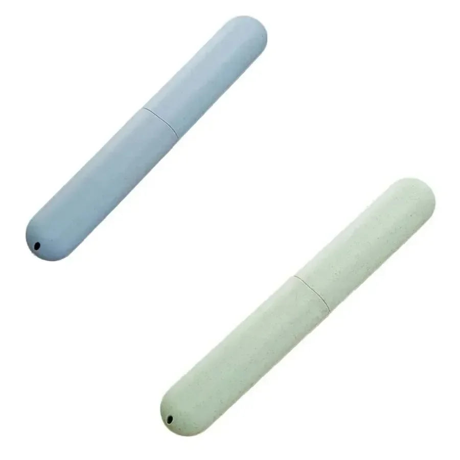 Portable Toothbrush Holder & Protective Cover Case | Wheat Straw