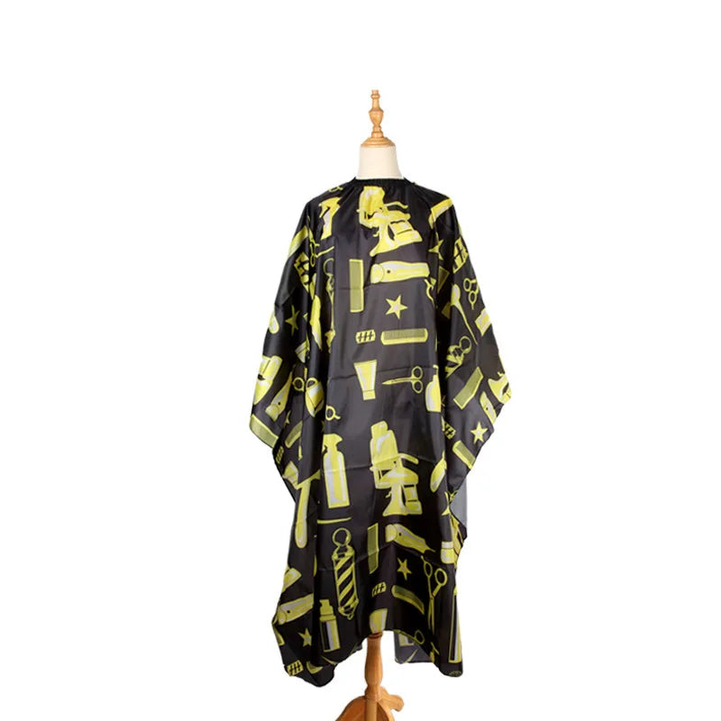 Professional Waterproof Barber Cape | Salon Hair Cutting Gown