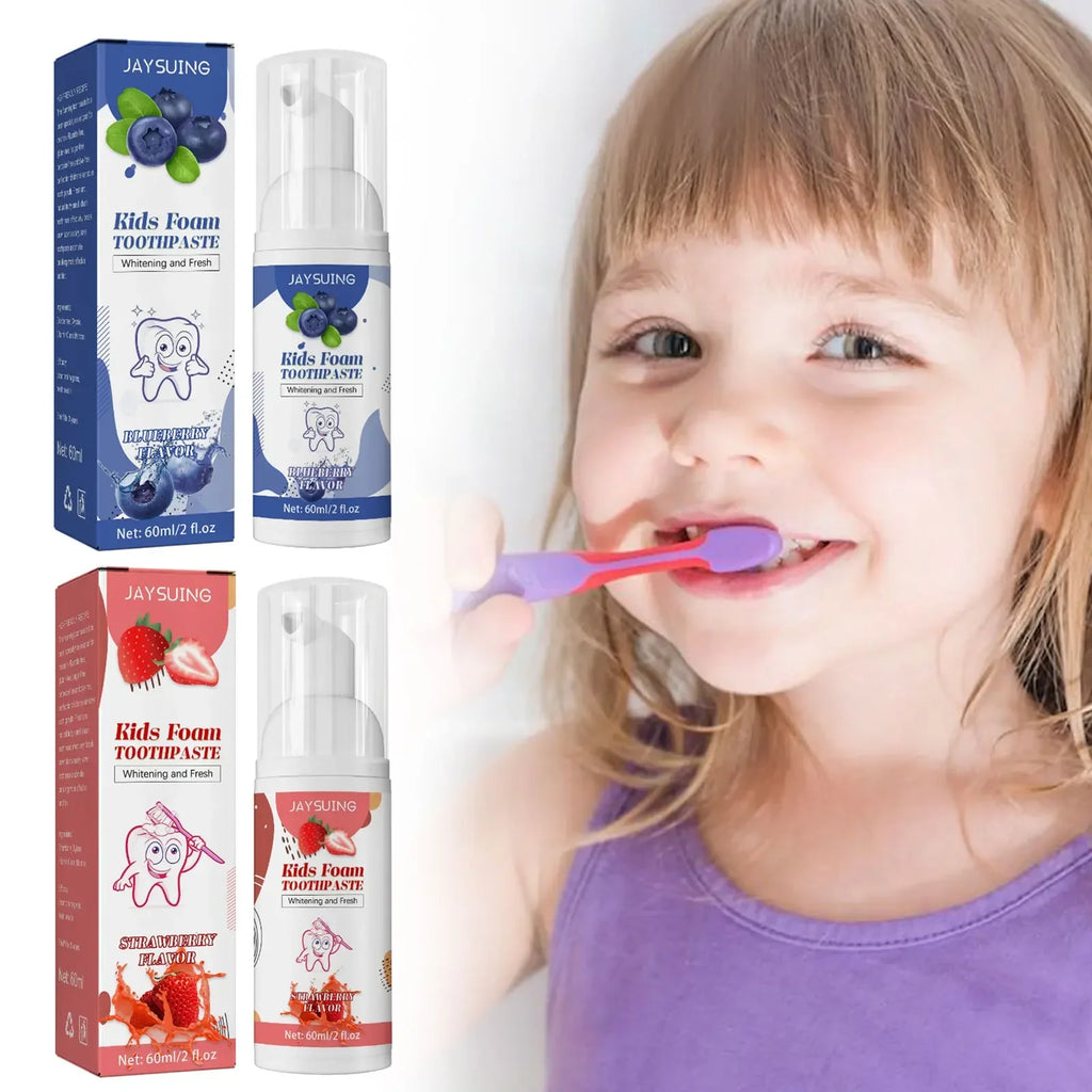 Jaysuing Kids Probiotic Foam Toothpaste – Fruit Flavor 60ml