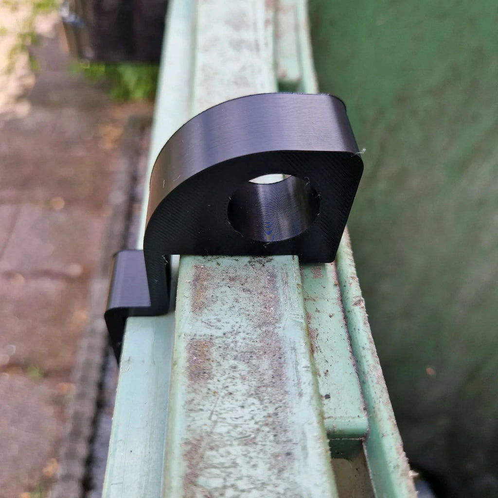 Ventilated Trash Can Lid Support Bracket | Spacing Rack