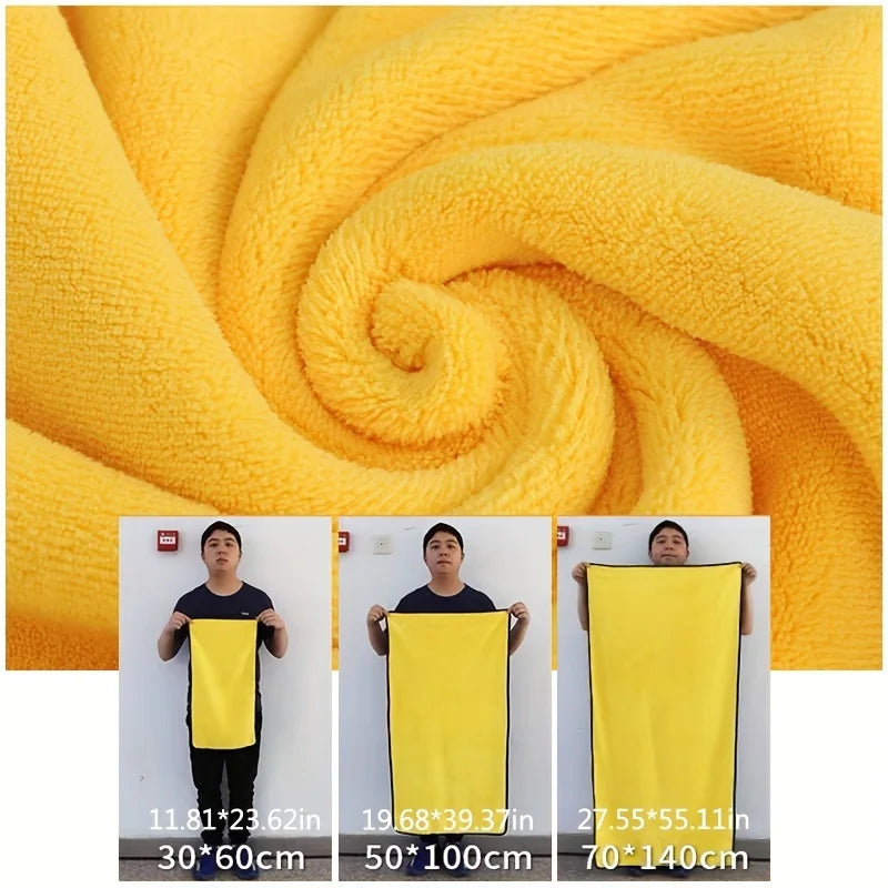 Quick-drying Dog Cat Towels Soft Fiber Absorbent Bath Towel Pet