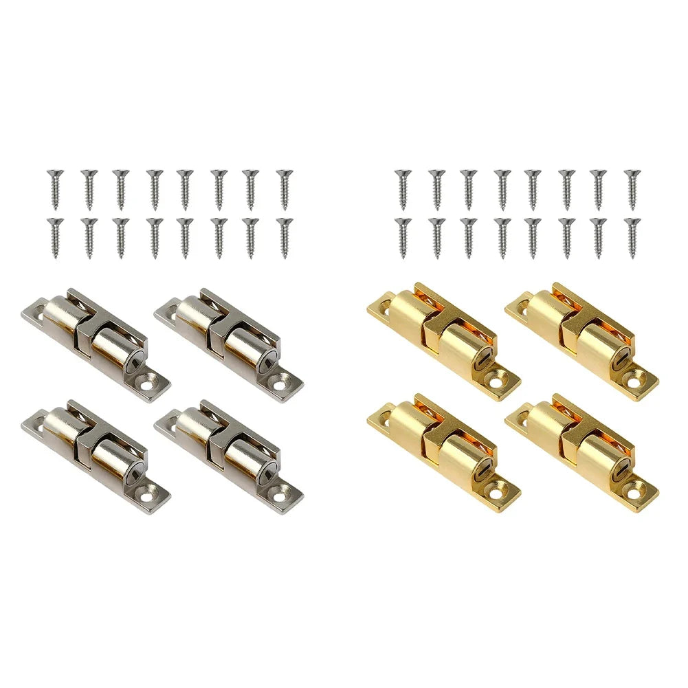 4 Zinc Alloy Cabinet Door Hinge Large Adjustable Brass Buckle