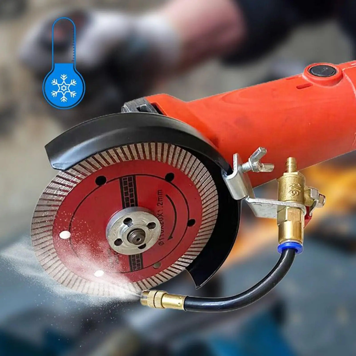 Angle Grinder Misting Water Sprayer – 2-Mode Coolant Tool
