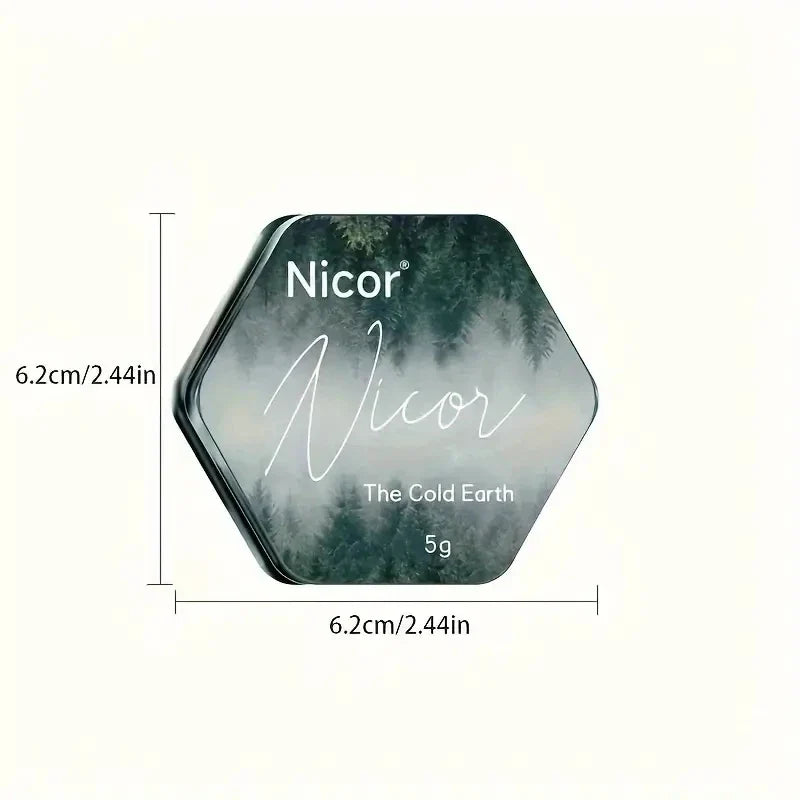 NICOR Men's Solid Perfume Balm – Portable EDP Fragrance 5g