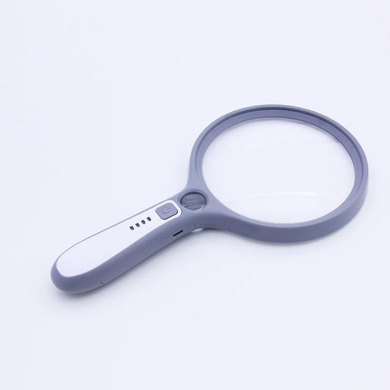 10X LED Handheld Magnifier 130mm – Reading & Repair Lens