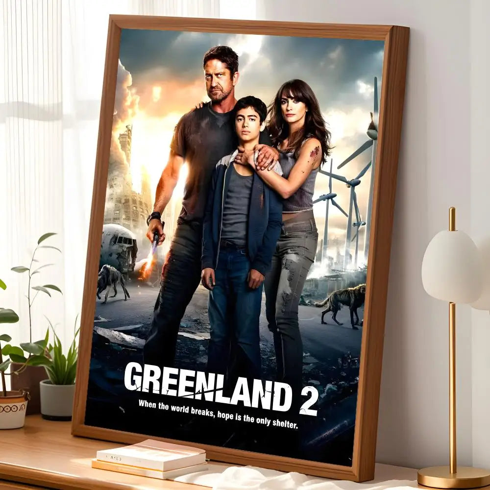 Greenland 2 Migration Movie Poster – Self-Stick HD PVC Wall Art