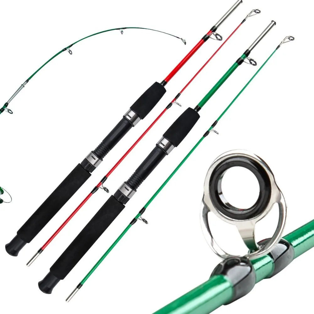 1.0m 2-Section Carbon Spinning Rod – 107g Travel Fishing Rod