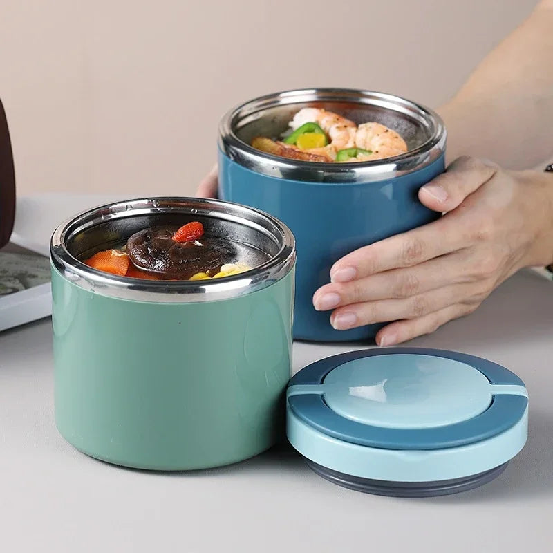 630 Insulated Food Jar Stainless Steel Thermos Lunch Box Heat Keeping