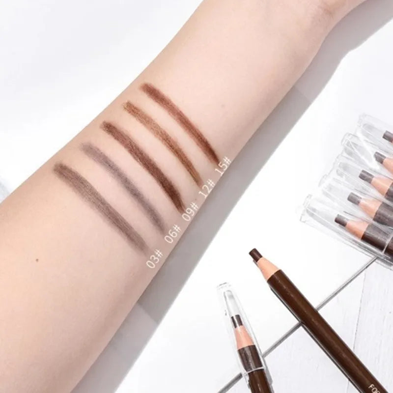 Waterproof Eyebrow Pencil Brown & Black | Long-Lasting Brow Pen