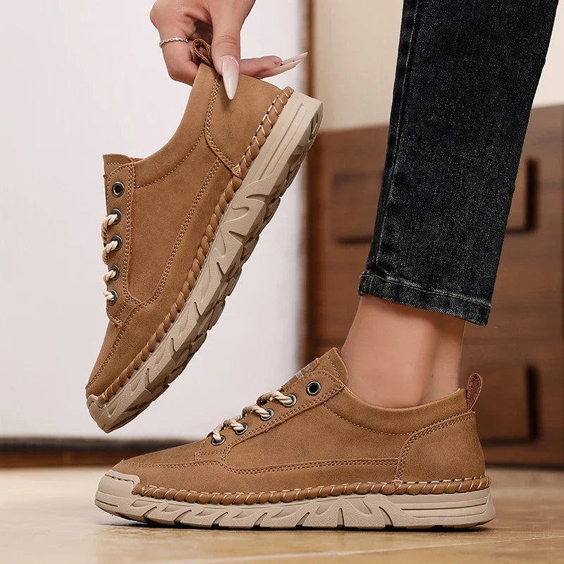 AZGB Women's Retro Casual Sneakers – Thick Sole Anti-Slip Shoes