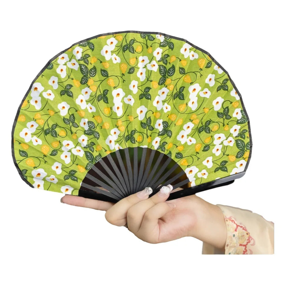 Retro Mini Shell Fan – Chinese Style Handheld Fan with Tassel