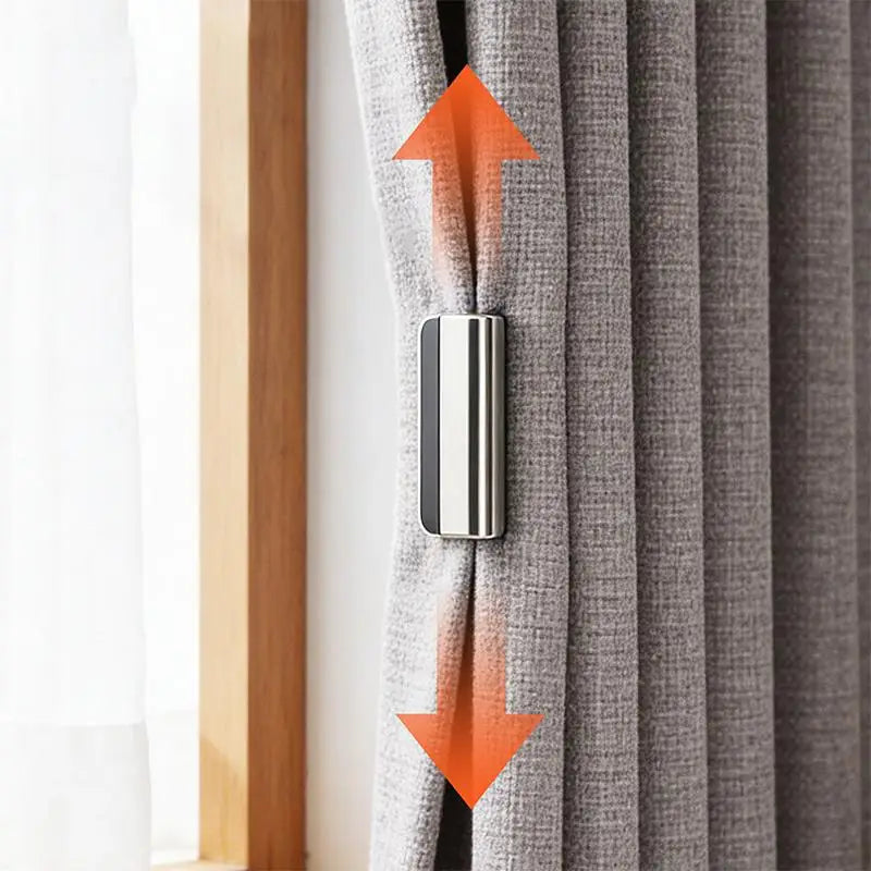 10-Pack Magnetic Curtain Closure Clips – No-Nail Blackout