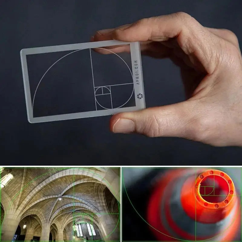 Fibonacci Golden Ratio Viewfinder – Photo Composition Ruler