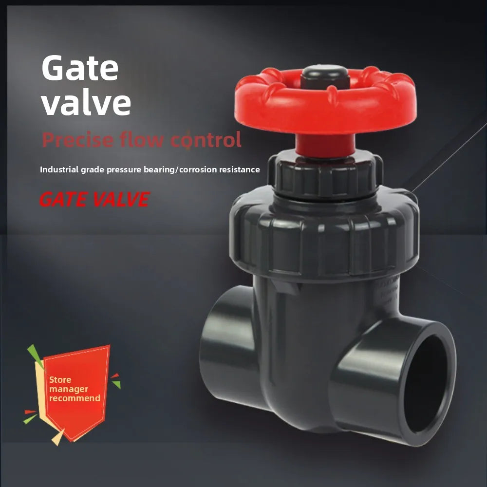 UPVC Gate Valve 20–63mm | Garden Irrigation & Aquarium Flow Control
