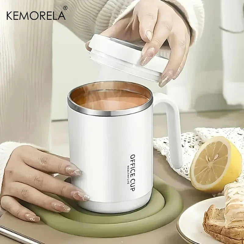KEMORELA 17oz Insulated Stainless Steel Tumbler | Lid & Straw