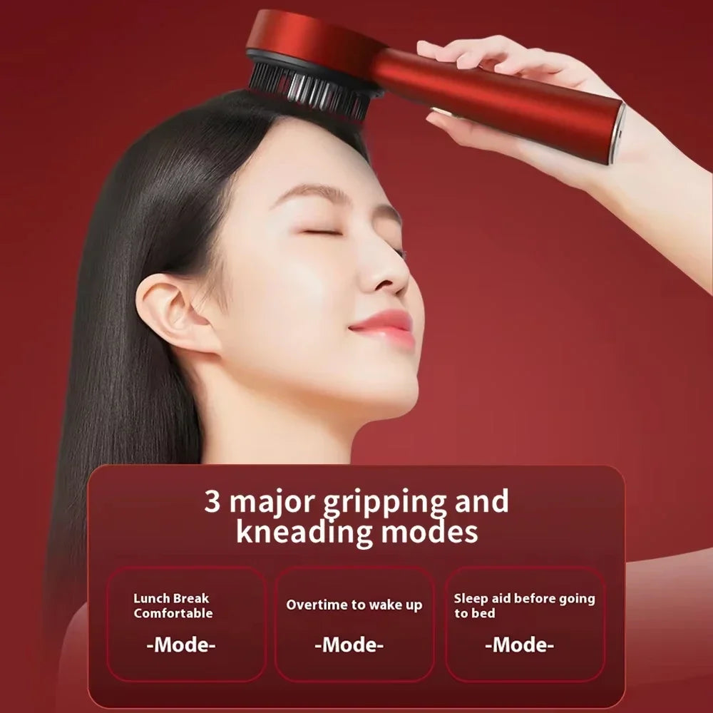 Electric Scalp Massager Comb | Vibrating Oil Applicator Hair Care