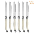 6-Piece Laguiole Stainless Steel Cutlery Set – Knives Forks Spoons