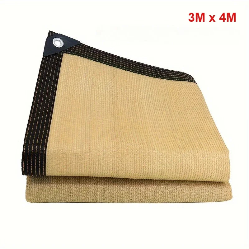 Heavy-Duty PE Sun Shade Sail – Large Square UV Block Patio Net