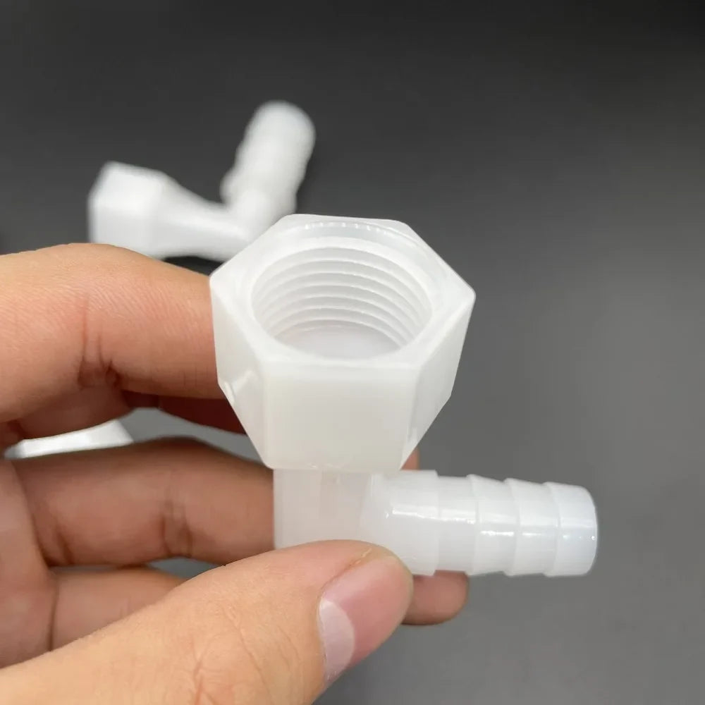 PP Elbow Hose Connectors 4–20mm | Aquarium & Garden Fittings