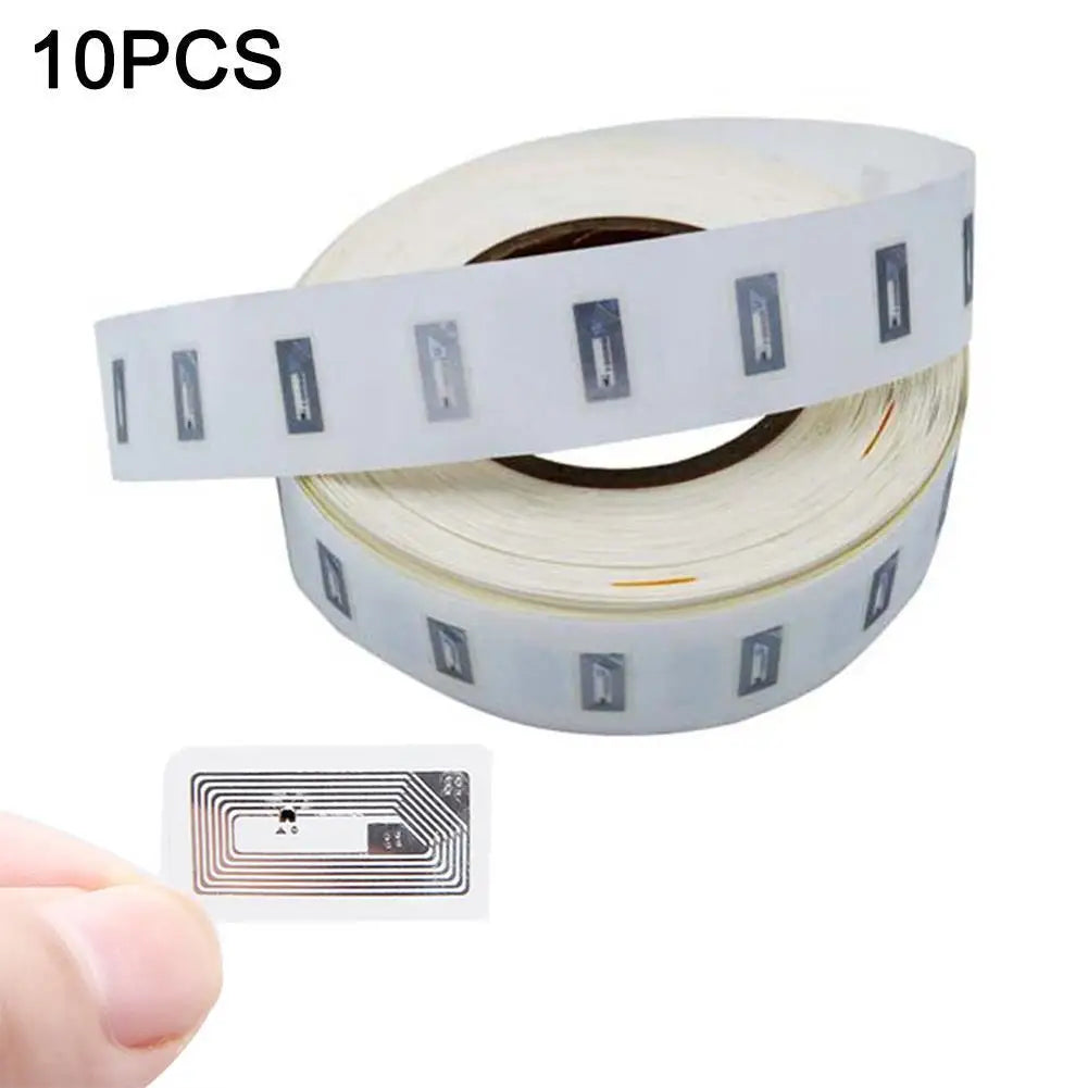 10pcs NFC NTAG213 Sticker Tags 13.56MHz Wet Inlay Labels