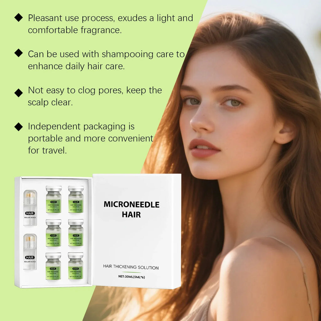 Hoygi Hair Serum Microneedle Roller Set – Scalp & Hair Growth