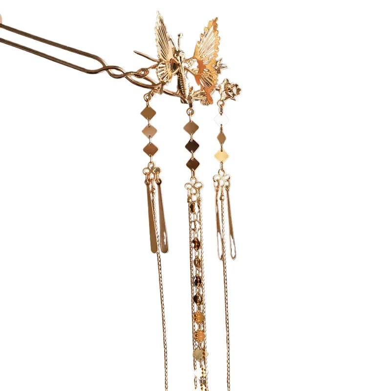 Butterfly Hair Accessories Ancient Hanfu Fairy Flow Su Bu Yao Hairpin