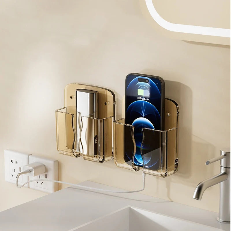 Mobile Phone Wall Holder Universal Cellphone Charge Storage Box