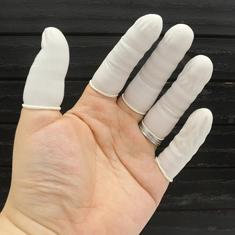 Disposable Latex Finger Cots – Fingertip Protectors 20/100 Pcs