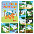Bview Art Kids DIY Sticker Book Cartoon Animals Dinosaurs Ocean World