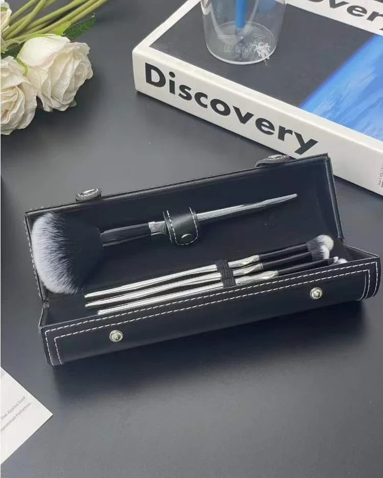Professional 5-Piece Makeup Brush Set | Nylon Bristles