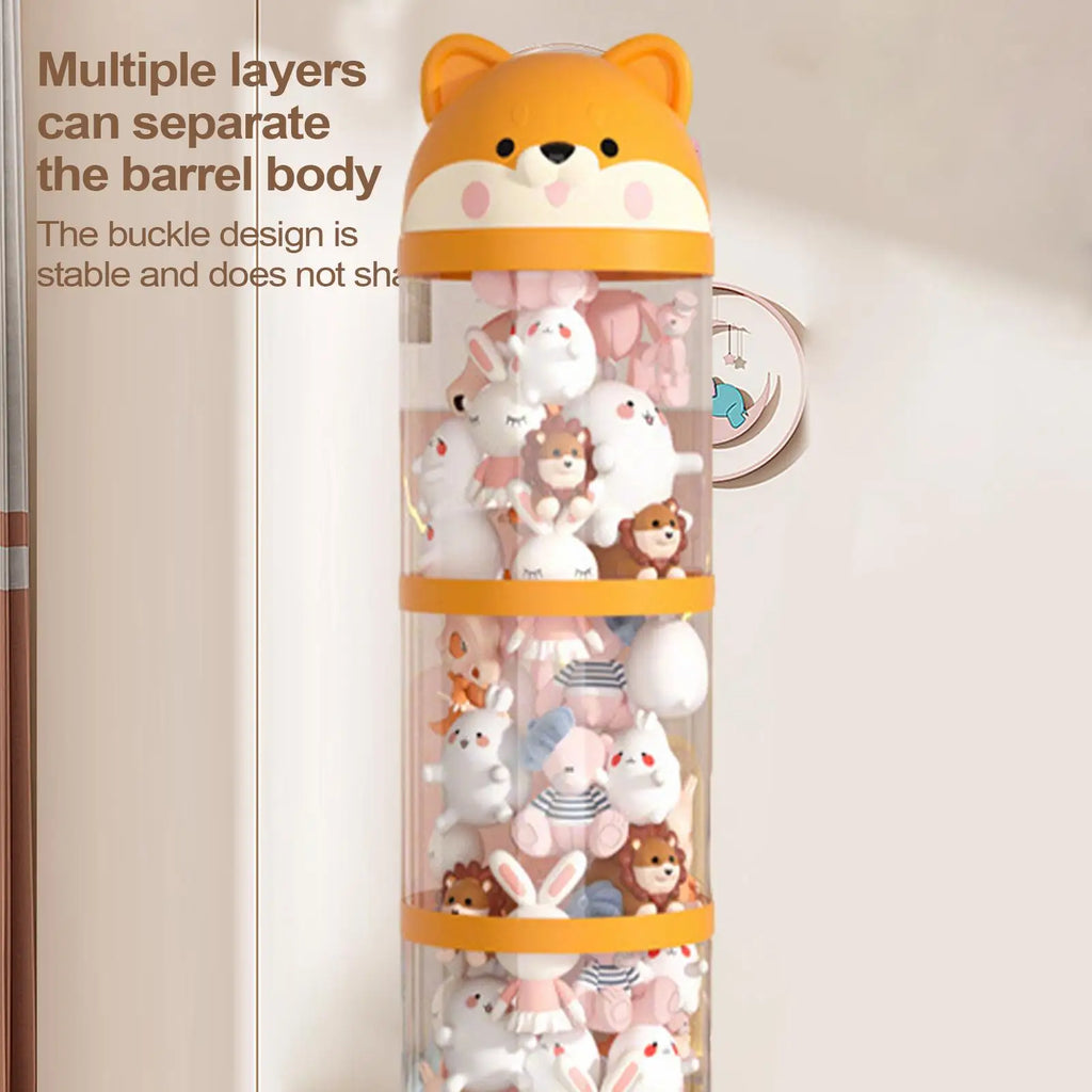 Stuffed Animal Holder Plush Storage Organizer Toy Tube Cute Stuffy