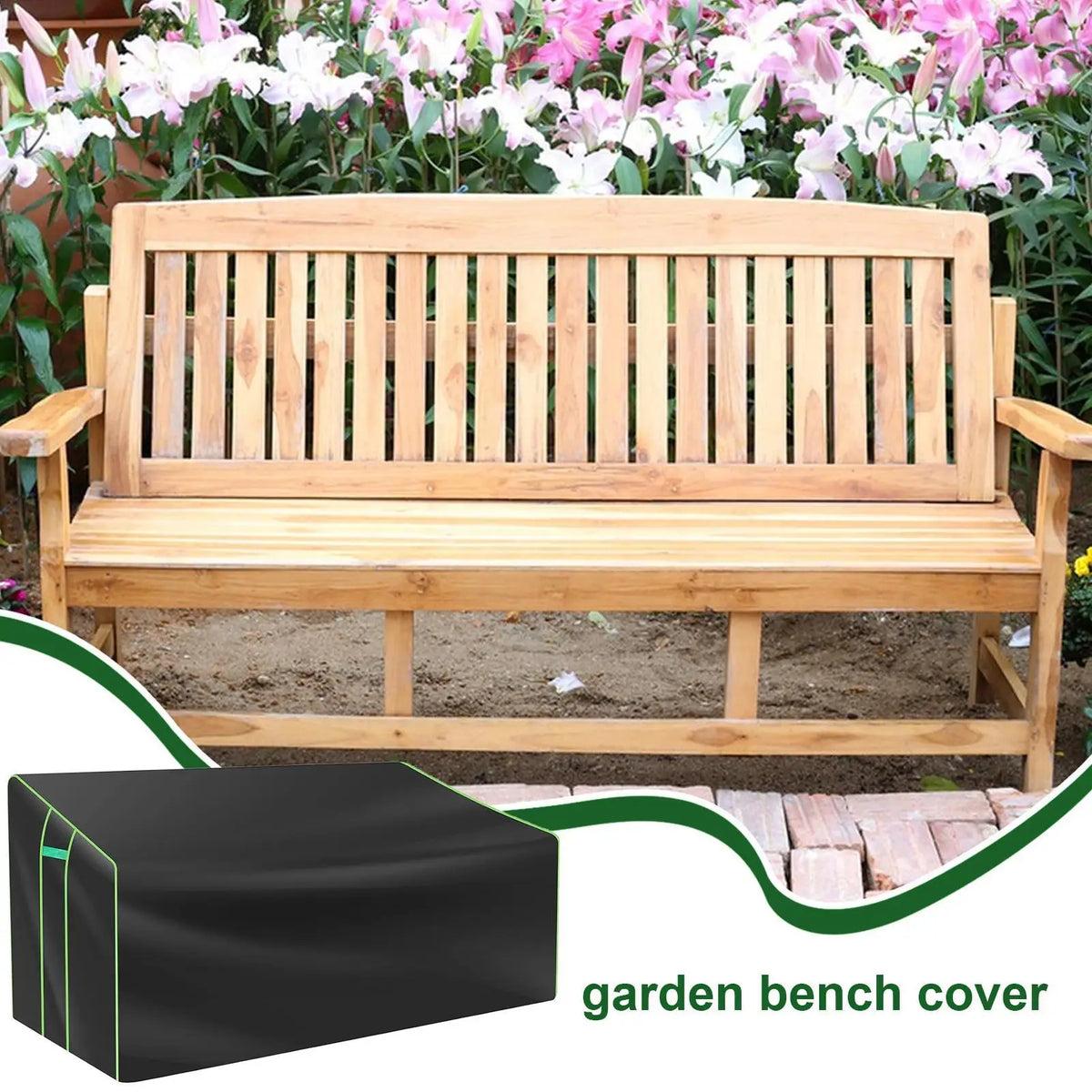 Heavy-Duty Outdoor Loveseat Cover | Waterproof 2-Seater Bench