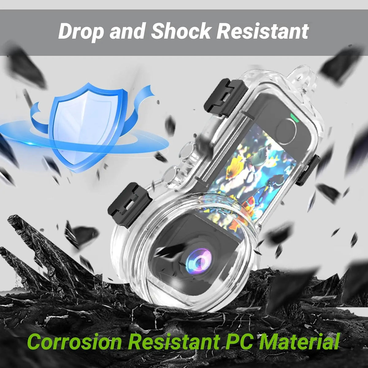 Insta360 X4 Air Waterproof Dive Housing – 50m Anti-Fog Case
