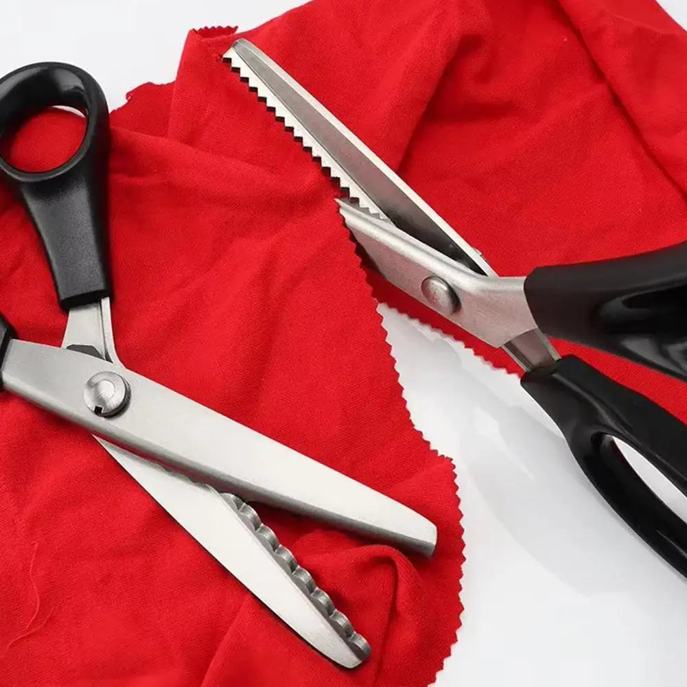 Stainless Steel Pinking Shears – Zigzag Sewing Scissors