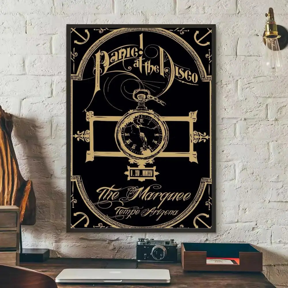 Panic At The Disco Poster Removable Wall Sticker Mural Decal