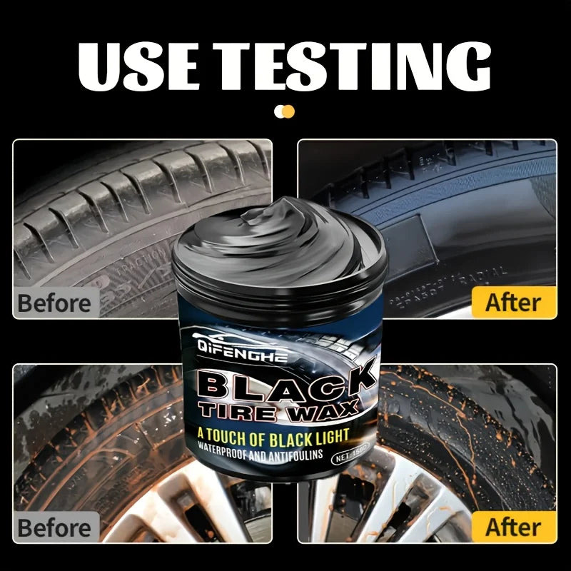 Car Tire Shine Wax – Blackening & Long-Lasting Protection