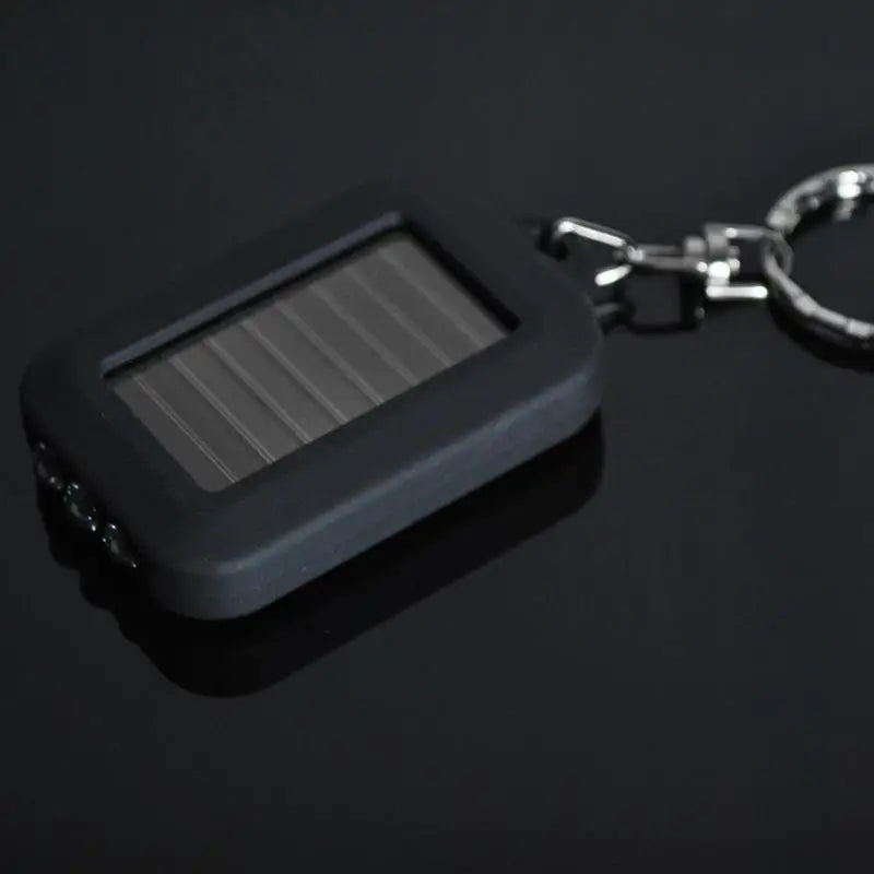 Mini LED Keychain Solar Flashlight – Pocket Torch for Outdoor