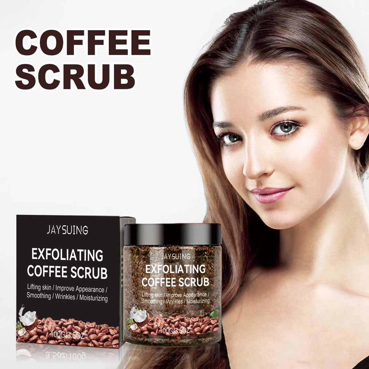 Jaysuing Coffee Body Scrub – Exfoliate, Moisturize & Smooth