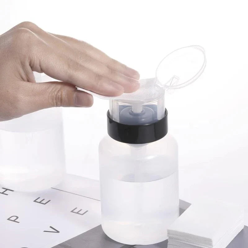 Empty Pump Dispenser Bottle for Nail Polish Remover | 60–250ml