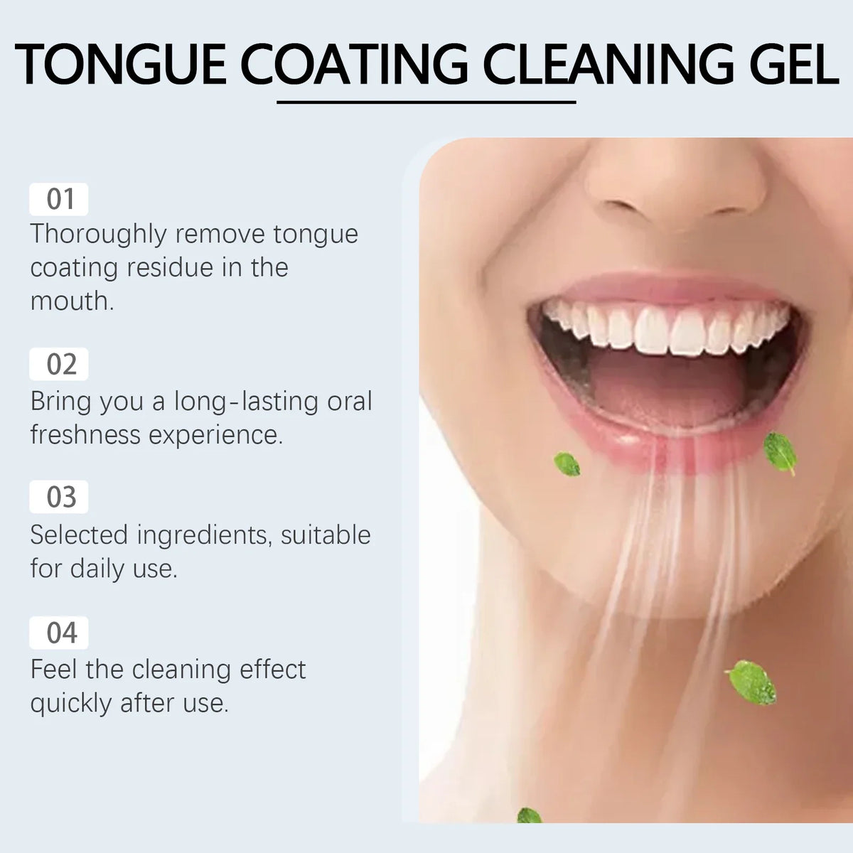 Oralhoe Tongue Cleaner Set – Gel & Brush for Fresh Breath