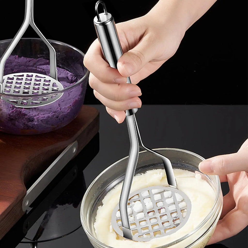 Stainless Steel Potato Masher – Baby Food & Veggie Puree