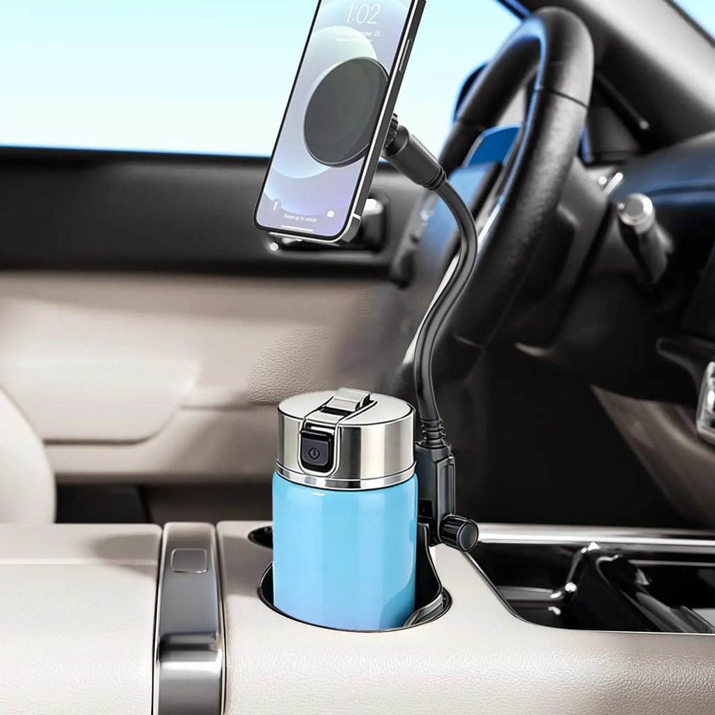 360° Magnetic Car Cup Holder Phone Mount | All Vehicles