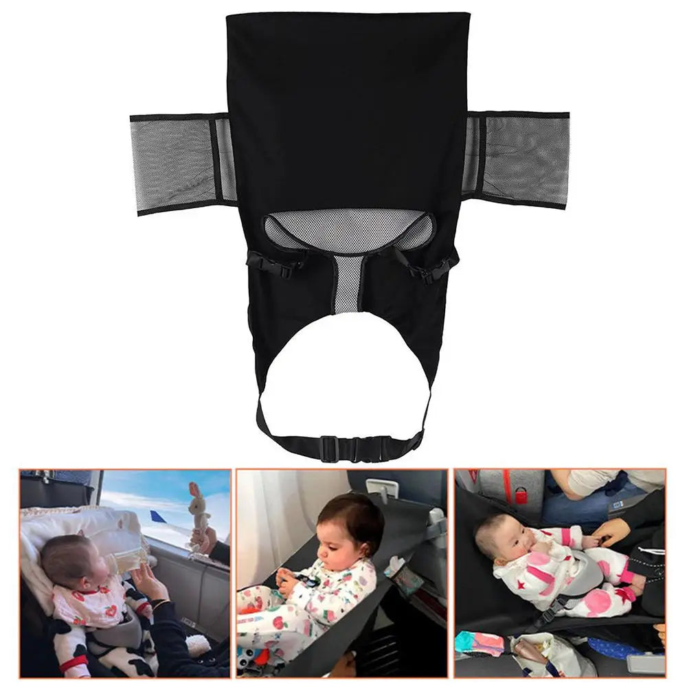 Kids Airplane Seat Extender – Foldable Travel Bed & Footrest