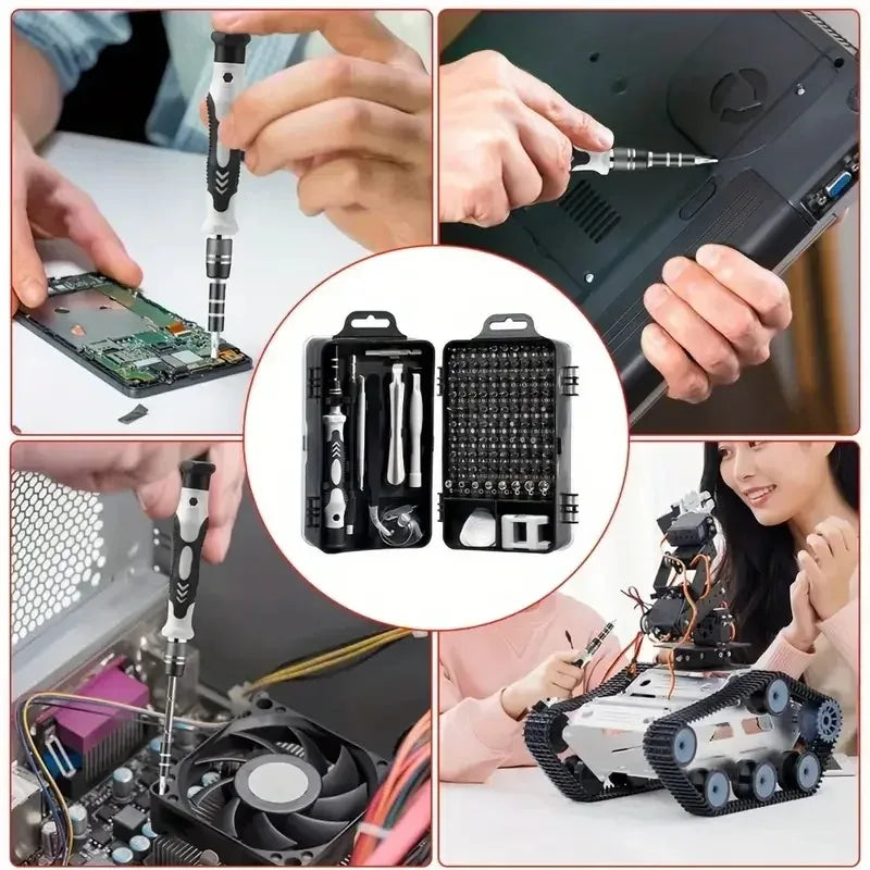 115-in-1 Precision Screwdriver Set | Magnetic Repair Tool Kit