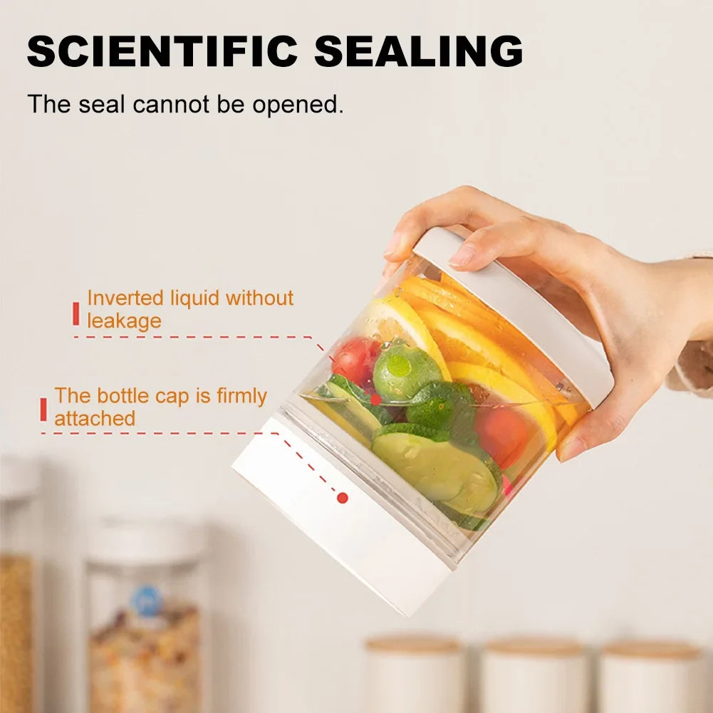 Automatic Vacuum Seal Glass Jar – Coffee, Tea & Food Storage