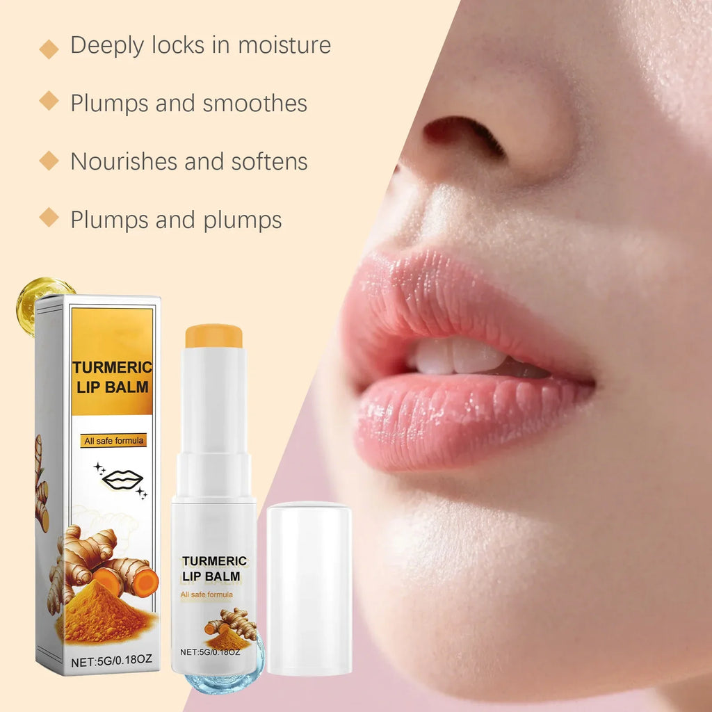 Collagen & Turmeric Lip Balm – Hydrating Plumping Lip Care